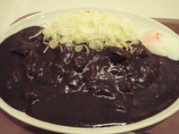 「牛すじネギカリー+温泉玉子+大盛り 【950円+100円+100」@船場カリー ららぽーと新三郷店の写真