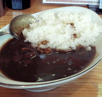 「とんこつカレー 【500円】」@博多ラーメン 清水屋の写真