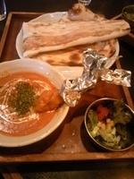 「チキンバターマサラ ビッグナン」@印度食堂 なんかれの写真