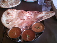 「3種のカレー（チキン、マトン、エビとマッシュルーム）&タンドリー」@アティティの写真