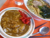 「ラーメンセット700円」@江東運転免許試験場 食堂の写真