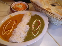 「2色カレーセット780円」@ビニタ 東陽店の写真