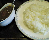 「あさりとトマトのカレー+5辛ホット（50円）=850円」@カレーハウス Bolt's 神田店の写真
