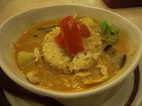 「おはし特製タイ風カレー628円」@おはしCafeガスト 川口新郷店の写真