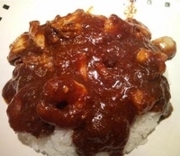 「海賊カレー+5辛（会員クーポン価格680円+130円）」@カフェウォールの写真