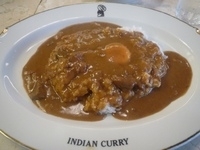 「レギュラー、卵(830円)」@インデアンカレー 南店の写真