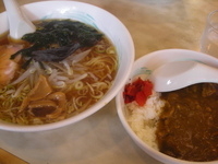 「ラーメンカレーセット800円」@つけ麺大王 東新小岩店の写真