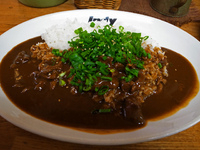 「牛すじカレー」@カレーハウス インディ 長堀橋店の写真