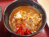 「淡路玉ねぎラーメン 醤油 ミニカレーセット（910円）」@淡路SA（下り）の写真