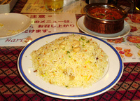 「ビリヤニ・ライス + マトンカレー + side-menu 約¥」@Hariom 取手店の写真