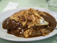 「スタミナ焼き5倍」@スタミナカレーの店 バーグ 弥生町店の写真