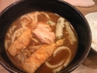 「クリーミーカレーうどん￥680アスパラ天￥90ライス（小）￥70」@カレーうどん専門店 ZEYOの写真