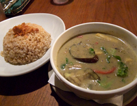 「野菜のグリーンカレー」@Monsoon Cafe 渋谷店の写真