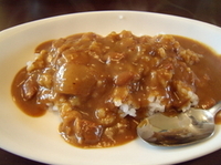 「ミニカレー￥250」@ニ升屋の写真