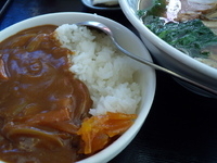 「Bセット（醤油らーめん+半カレー）￥850」@大宝の写真