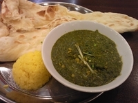 「日替りカレー（サグダール）￥850」@Kalika QizMALL龍ヶ崎店の写真