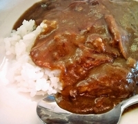 「数量限定ミニカレー（250円）」@ニ升屋の写真