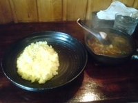 「鶏+野菜カレー（大盛り無料）ランチセット」@Curry庵 味蕾の写真