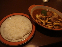 「チキン・ベジタブル&シメジ 辛さ30番（1,050円）」@スリランカ狂我国の写真