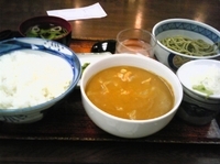 「カレー丼セット」@阿づ満庵 本店の写真