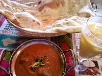 「Aセット￥680 マンゴーラッシー（クーポンで無料サービス）」@i-kitchen 取手店の写真