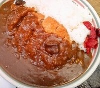「カツカレー（大盛無料）650円」@美野里PA 下り線の写真