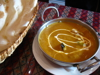 「日替りカレー699円ナスとチキン」@ガンディジーの写真