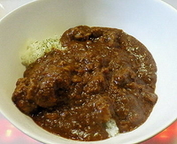 「本日のカレー（豚ハラミ）・専門学校生（ライス350g） 750円」@美智子カレーの写真