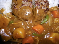 「野菜&ハンバーグ・カレー（1辛）￥1020」@カレーハウスCoCo壱番屋 東武浅草駅前店の写真