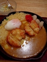 「グリルチキンドライカレー」@キング 米子店の写真