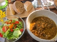 「ランチカレーセット（650円）」@ギャラリー&カフェ OMONMA TENTの写真