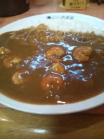 「エビ煮込みカレー+1辛」@カレーハウスCoCo壱番屋 JR大船駅笠間口店の写真