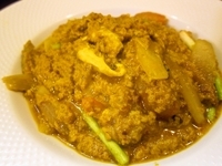 「えび玉子カレー炒めソンブンソース（900円）+ライス（200円）」@タイ食堂みうら屋の写真