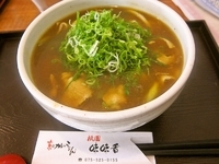 「豚肉カレーうどん(830円)+ねぎ大盛り(80円)」@京のカレーうどん 味味香の写真