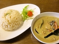 「グリーンカレー(850円)」@泰国鶏飯食堂 ガッチキの写真
