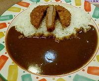 「ハムカツカレー 450円」@カレーハウス11 イマサの写真