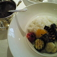 グリルした野菜のカレーライス 2620円（+10%サービス料）