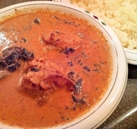 「インピリ・フィッシェル（ホタテとほうれん草）辛口1150円」@カレーショップ スリ・ランカの写真