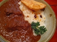 「インドチキンカレー」@カレー屋丁字の写真