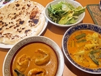 「エビカレー+ロティ（950円）」@セイロンインの写真