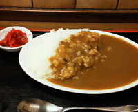 「カレーライス 600円」@丸直の写真