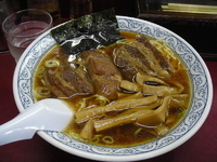 「「バラ肉らーめん(¥1100)」」@まんぼう亭の写真