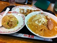 「王将ラーメンセット」@餃子の王将 西日暮里店の写真