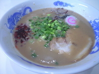 「赤豚骨らーめん」@らーめん 成都の写真