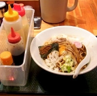 「東京☆油そば 並盛230g」@スミレ食堂の写真