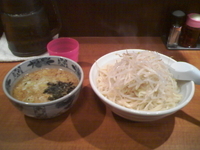 「塩つけめん、あつもり、大」@つけ麺 松ふじの写真