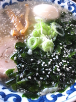 「塩ワカメラーメン￥750」@らーめん一心亭の写真