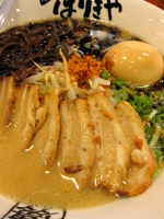 「黒こてめん肉入り￥980」@ばりきや 太田店の写真