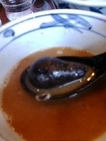 「強麺つけ+味玉+ビール」@つけめんTETSU 千駄木本店の写真