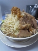 「角ふじ麺+小豚」@鶏とふじの写真